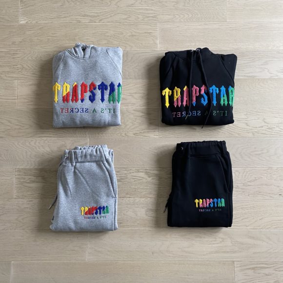 Trapstar Chenille Decoded Hooded Tracksuit (Rainbow)