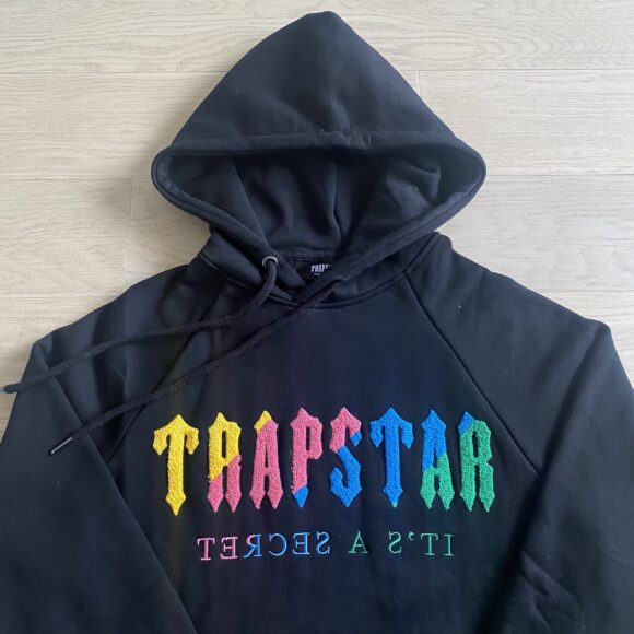 Trapstar Chenille Decoded Hooded Tracksuit (Rainbow) - Image 4