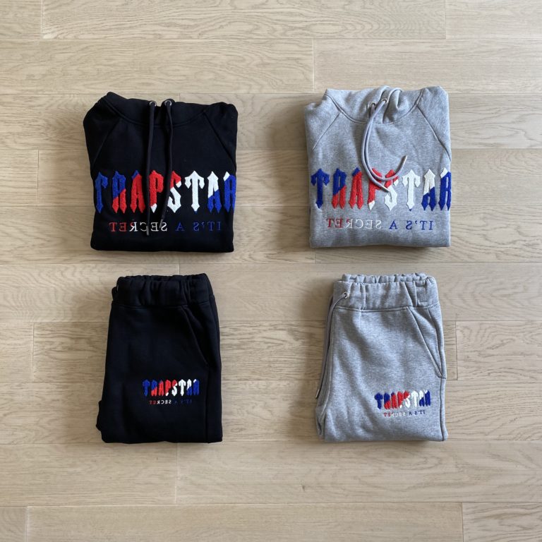 Trapstar Chenille Decoded Hooded Tracksuit (red, blue, white) - Y2K ...