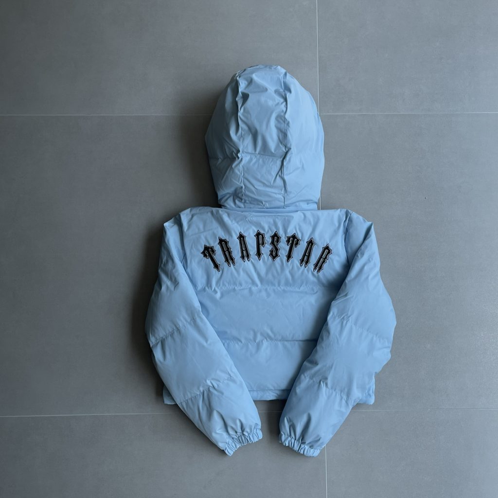 Trapstar Irongate Jacket Detachable Hood Baby Blue WOMAN - Y2K Supplier