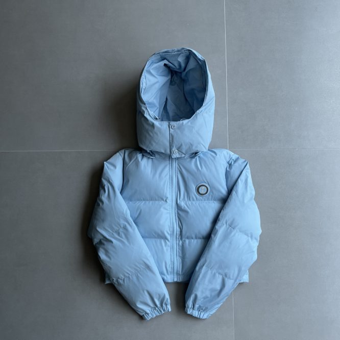 Trapstar Irongate Jacket Detachable Hood Baby Blue WOMAN - Y2K Supplier