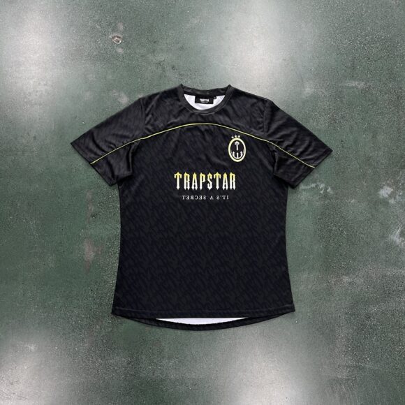 Trapstar football T-shirt BLACK